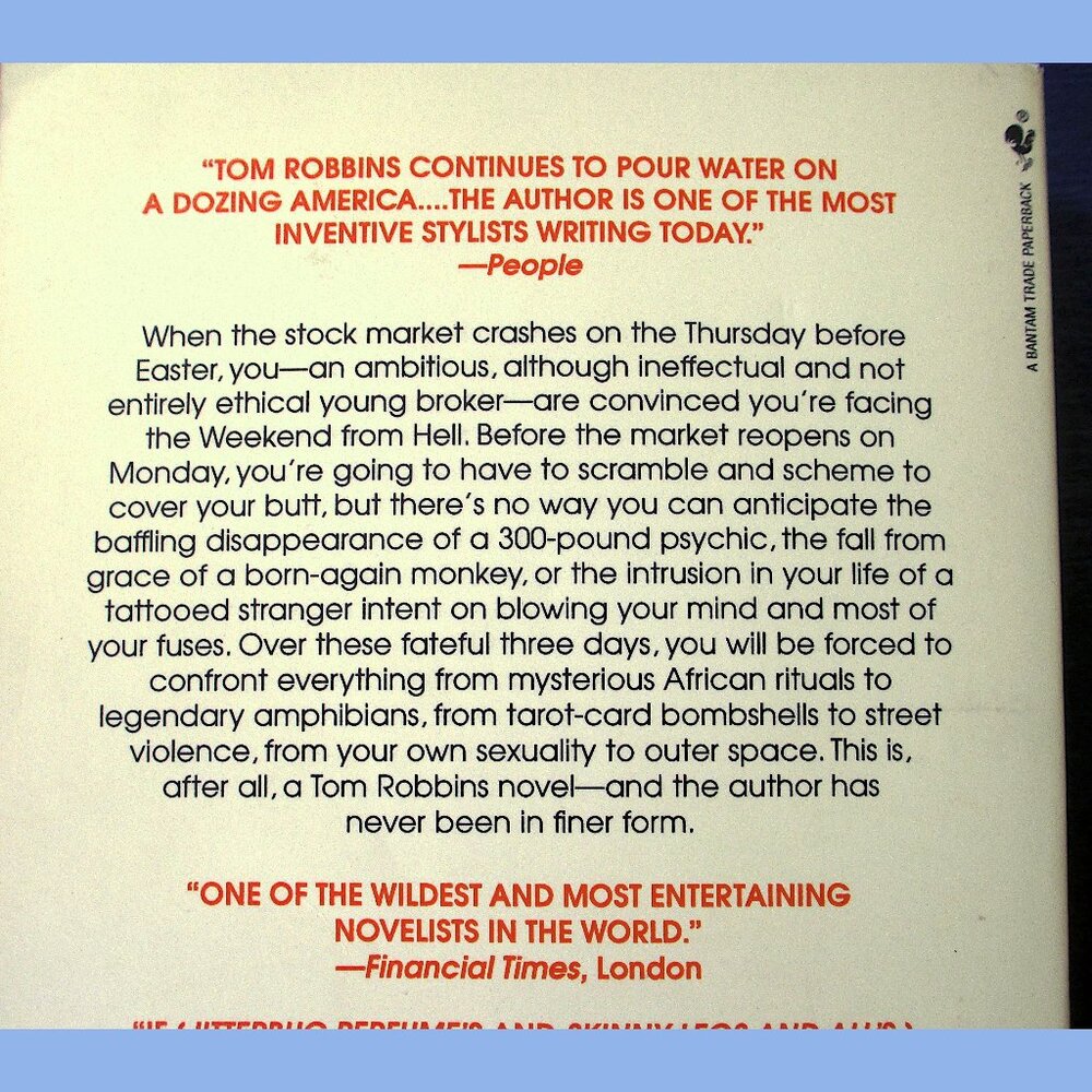 Book: Half Asleep in Frog Pajamas by Tom Robbins - Picture 6 of 8